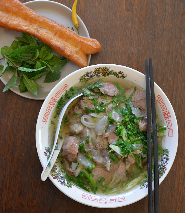 Homemade Hanoi-style pho
