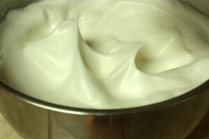 whipped egg whites