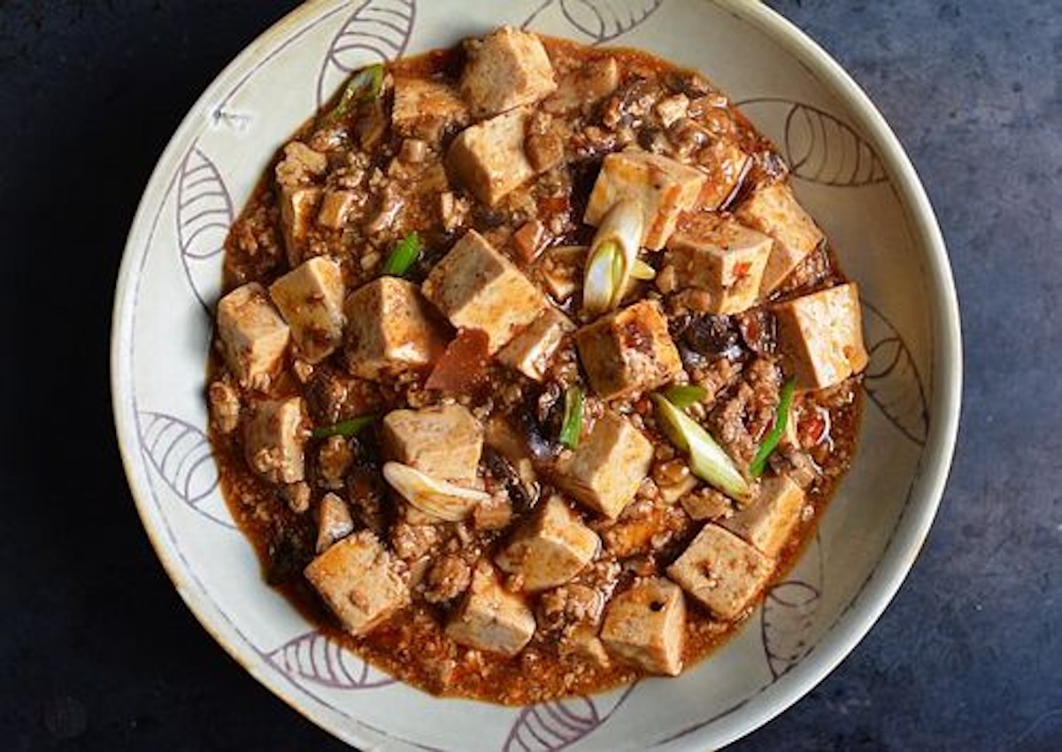 vegan mapo tofu