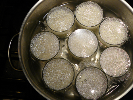 Vietnamese yogurt in pot
