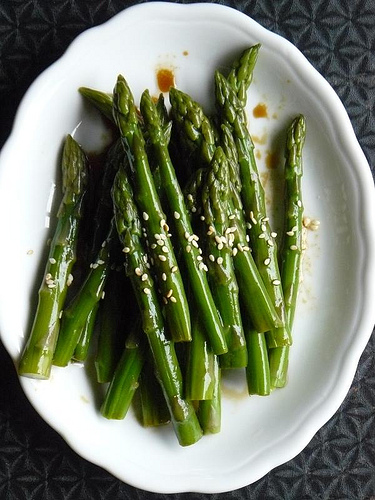 asparagus with soy sauce and sesame recipe
