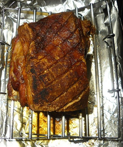 Crisp roasted pork belly recipe