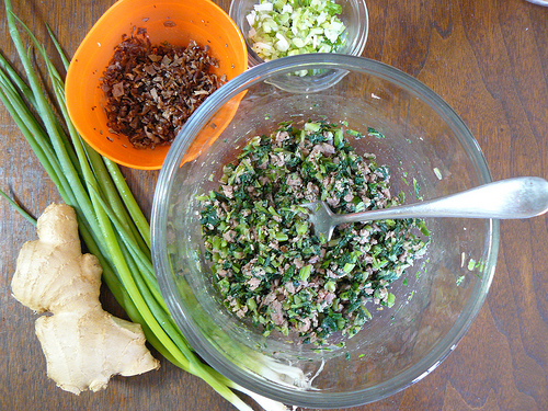 How to create Asian dumpling fillings How to create Asian dumpling fillings