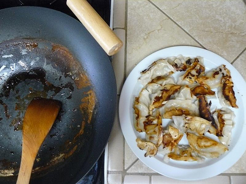 nonstick wok stickers