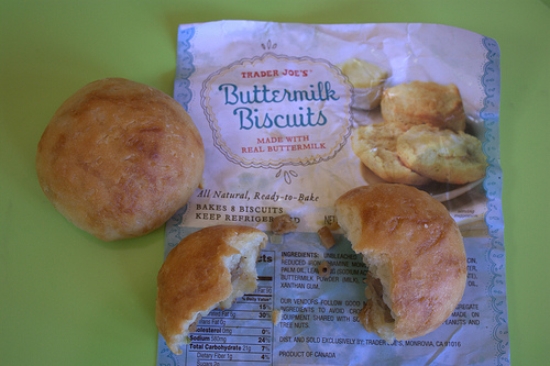 instant bao from trader joe's biscuit dough