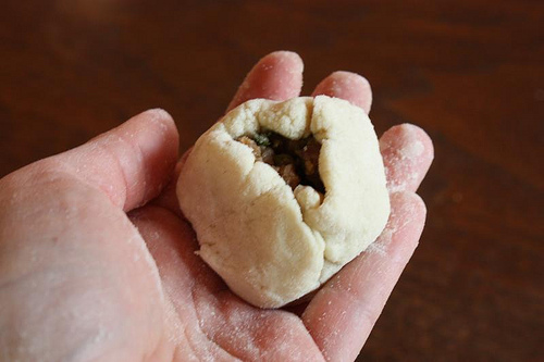 gluten-free bao shaping gluten-free bao shaping