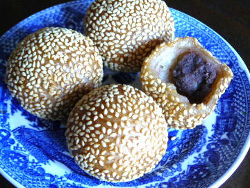 Jin dui sesame balls