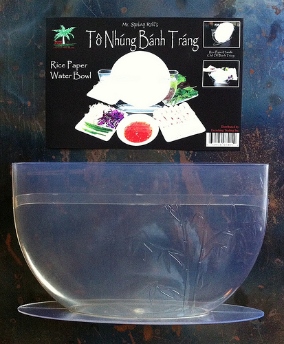 Mr. Spring Roll rice paper dipping bowl