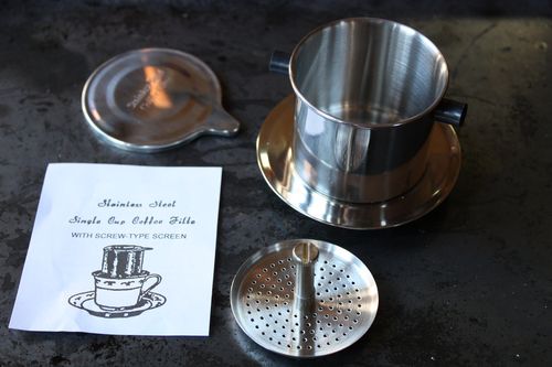 Vietnamese coffee filter, ca-phe phin