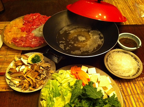 Chinese hot pot Chinese hot pot