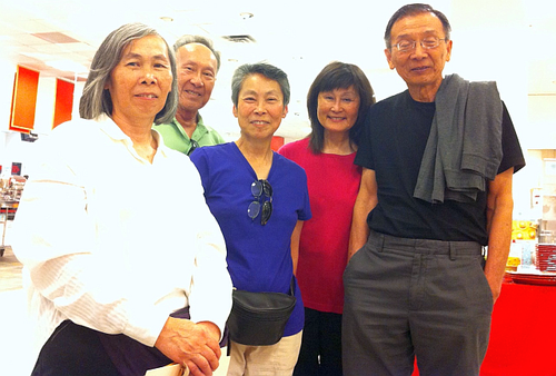 The East Bay Five who attended my Macy's event