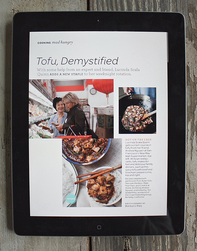 Tofu Demystified in Martha Stewart Living