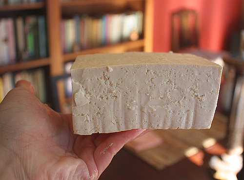 A block of firm tofu -- can eating it hurt you?