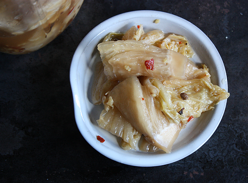 Hot and sour napa cabbage Hot and sour napa cabbage