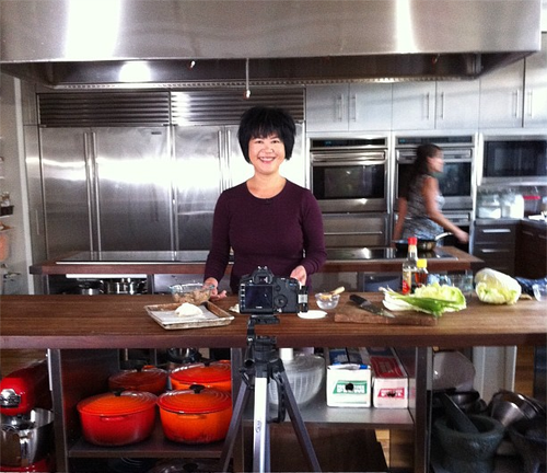 Anguyen at Saveur kitchen