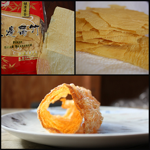 Yuba chicharrones collage