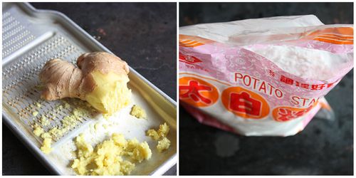 Fried chicken ingredients