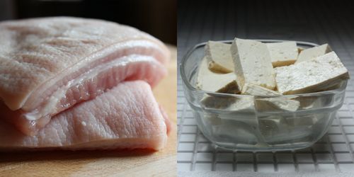 Burmese belly and bean collage