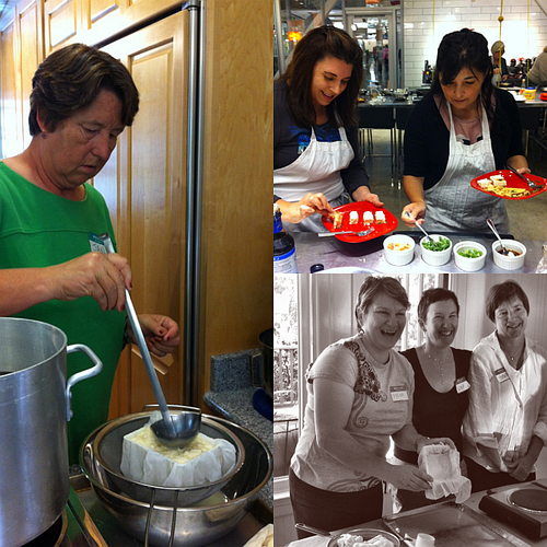 DIY tofu triumph and tasting of everyone's handiwork 