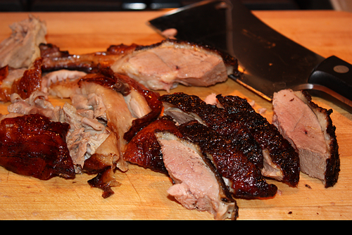 Roast duck red fermented tofu cut