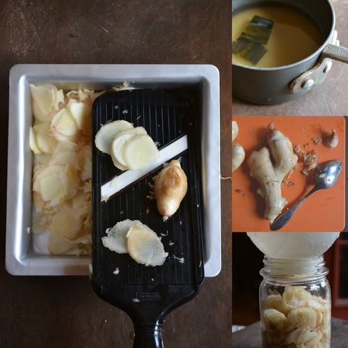 Pickled ginger process