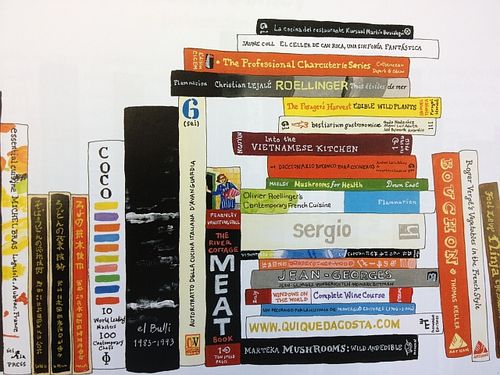 David Chang's bookshelf 