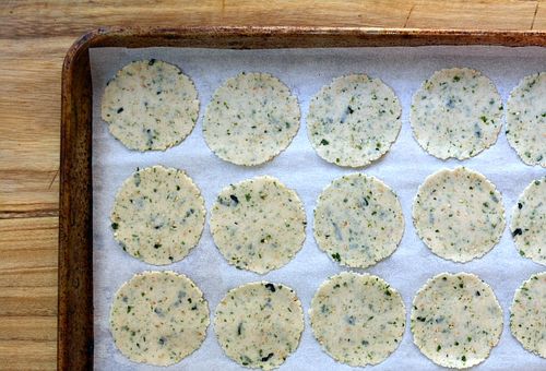 Japanese-rice-crackers-onsheet