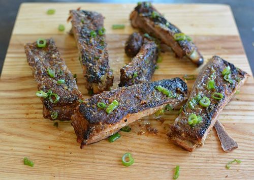 Pork-ribs-scallion-togarashi