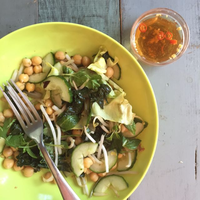 Veg fish sauce salad