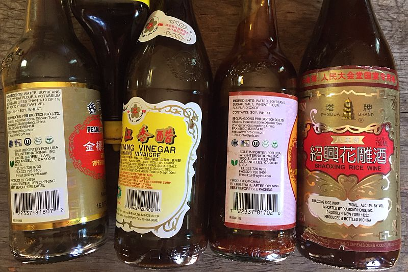 China-condiments-soy-sauce-shaoxing-label