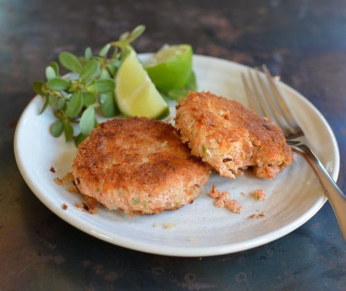 Salmon-tofu-cakes