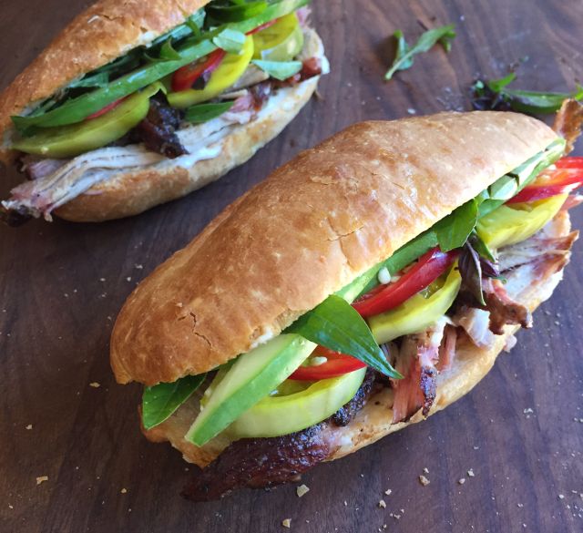 Green-tomato-pickle-pulled-pork-banh-mi-sq Green-tomato-pickle-pulled-pork-banh-mi-sq