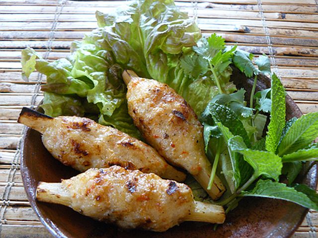 Grilled-shimp-sugarcane