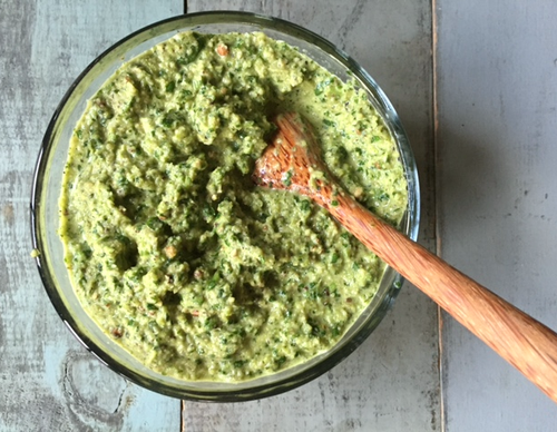 Cilantro-pesto