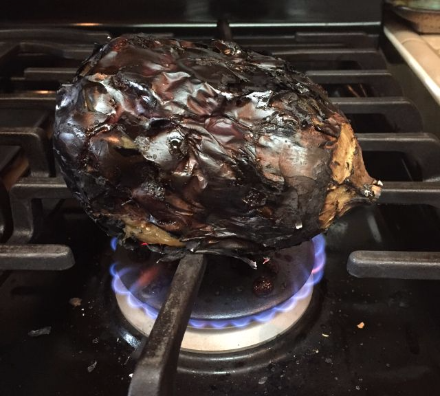 Egglant-charred