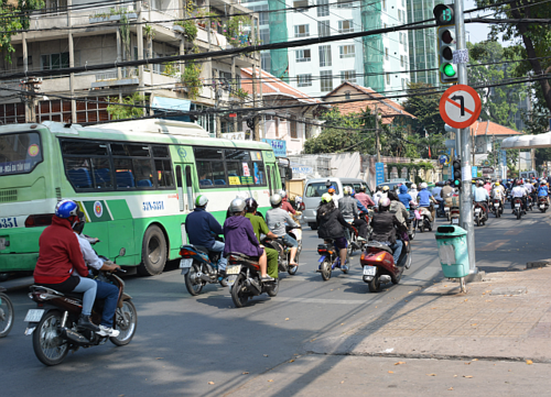 Saigon 2014 traffic Saigon 2014 traffic
