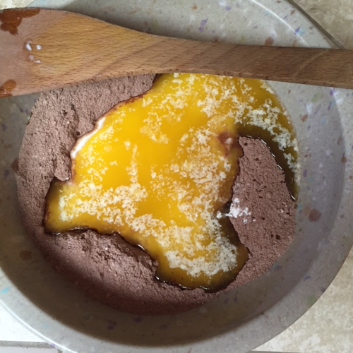 Chocolate-cake-batter