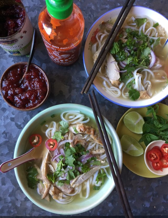 Asian makeover for Thanksgiving Leftovers
