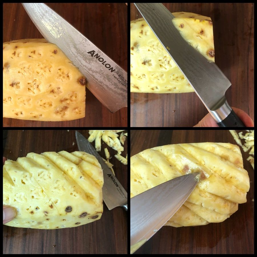 how to cut pineapple