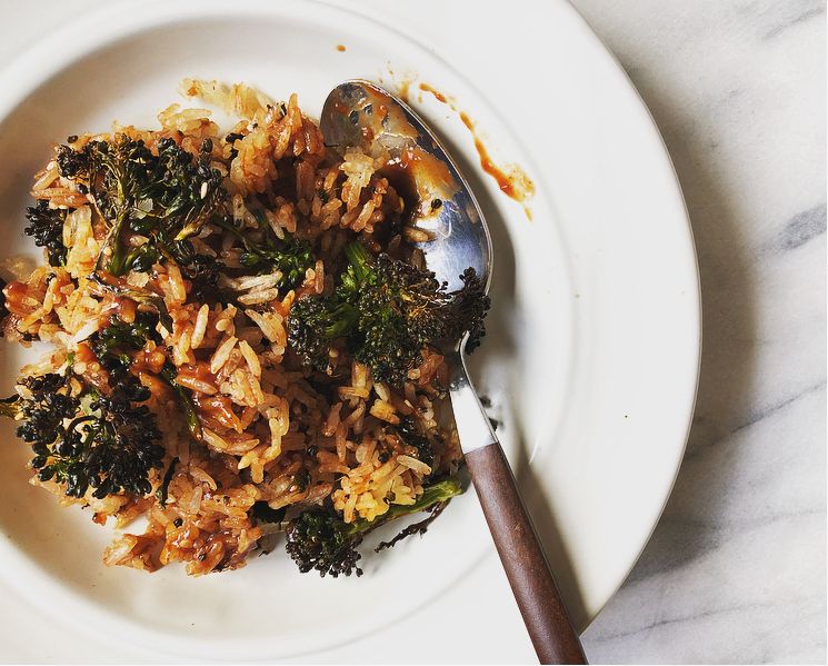general tso's broccoli fried rice