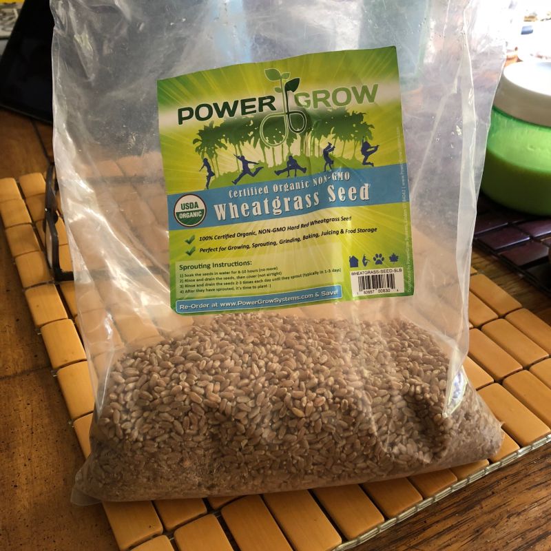 Dad's wheatgrass juicing tips