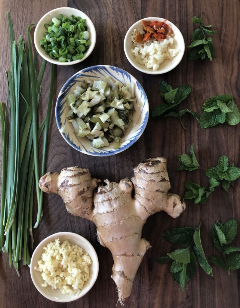 Chinese beef pho toppings