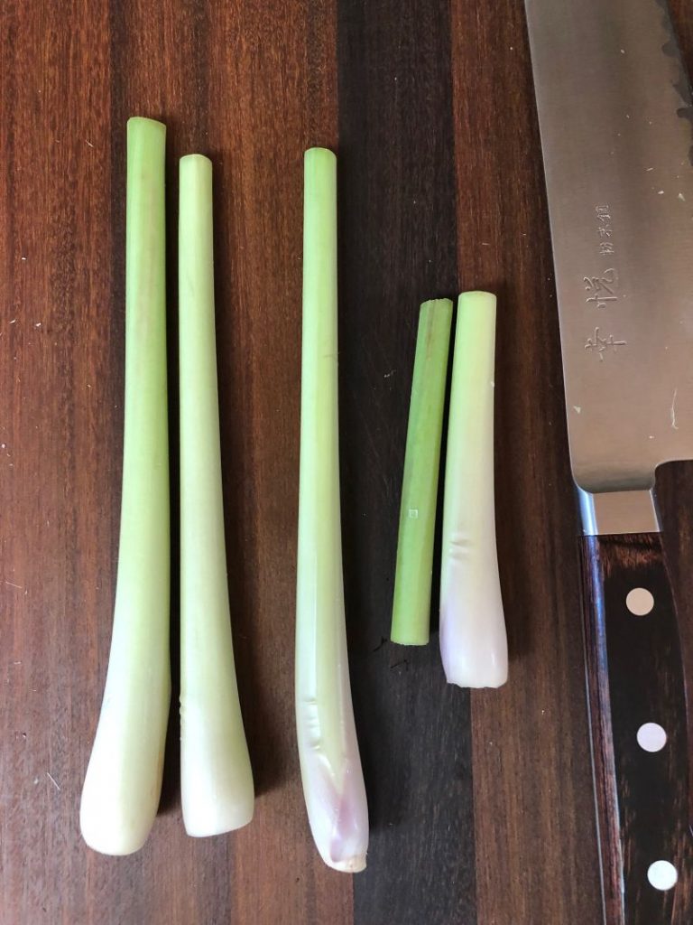 lemongrass prep for freezing