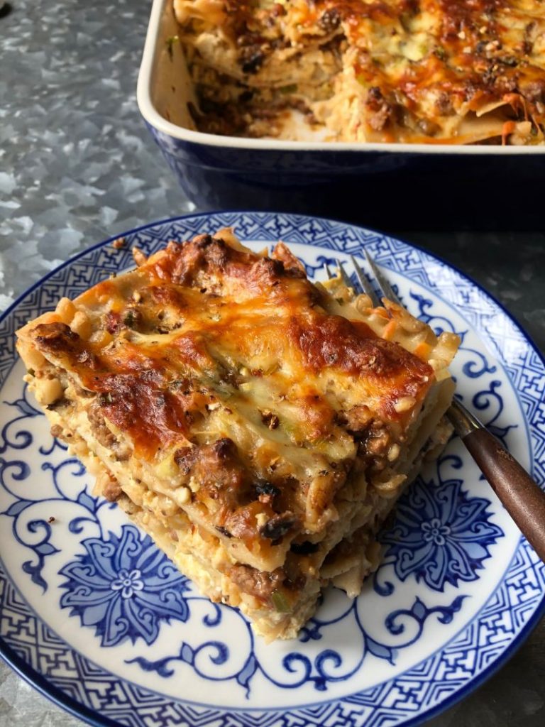 Mapo Tofu Lasagna