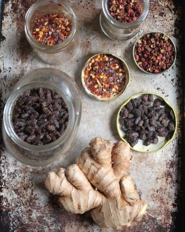 Mapo Tofu Lasagna seasonings