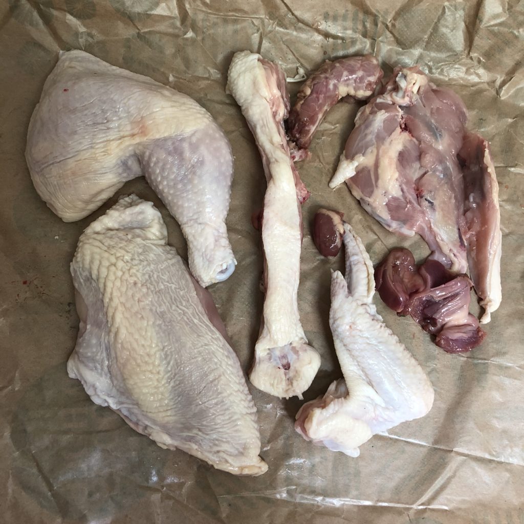 Hainan Chicken and Rice Recipe - chicken parts