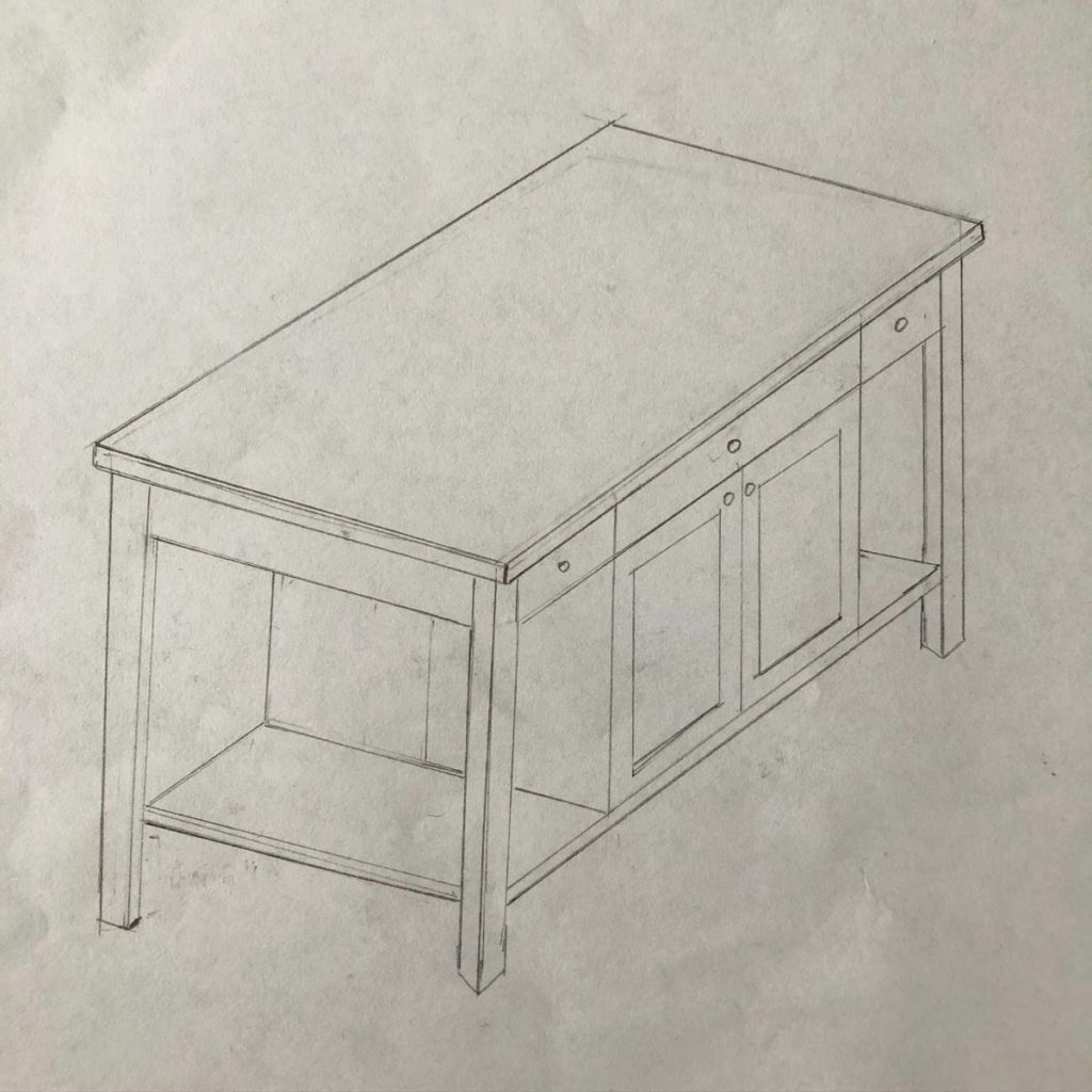 Kitchen island design