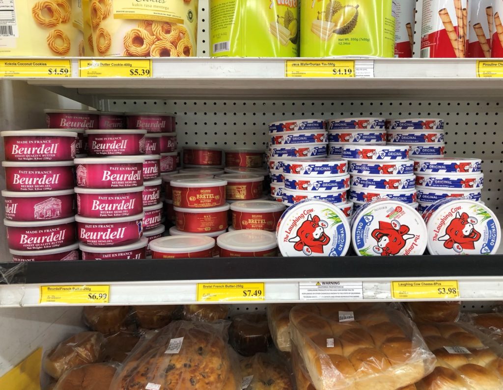 Canned butter and shelf-stable cheese