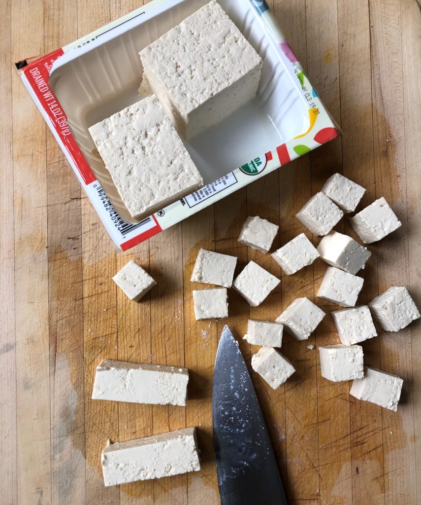 Fiesty Tofu with Broccoli, Chile and Nuts Recipe
