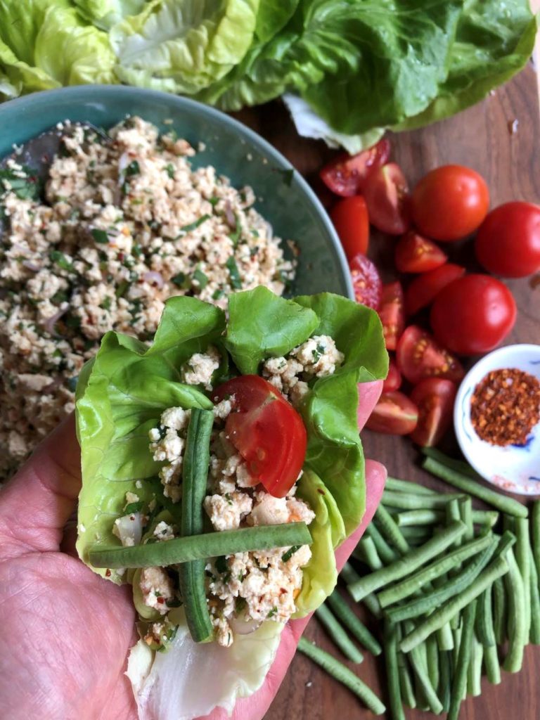 tofu larb